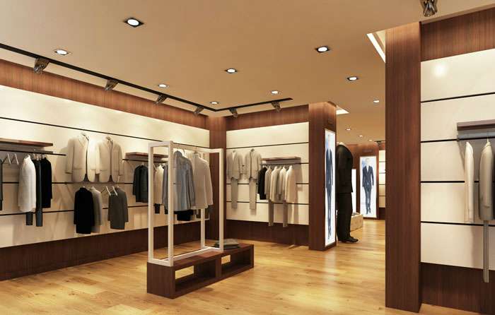 100平方男服裝店裝修設(shè)計案例