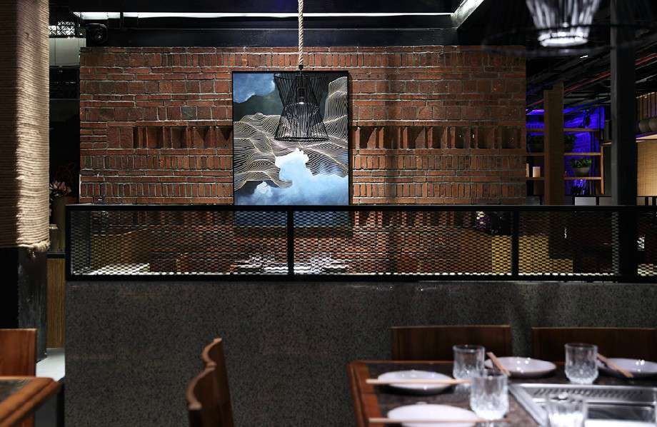 600平米老船說火鍋裝修設計效果圖