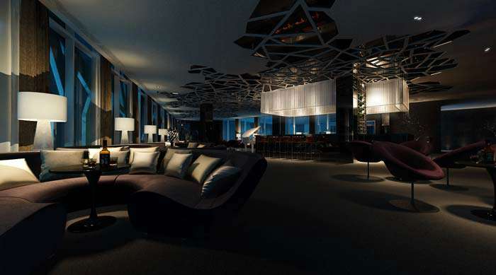 鄭州餐廳酒吧裝修設計效果圖