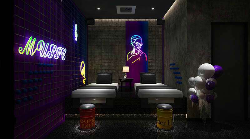 鄭州足浴店設(shè)計方案效果圖