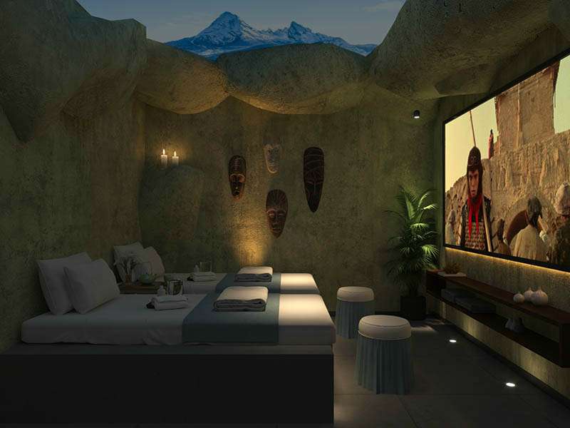 鄭州足浴店設(shè)計方案效果圖