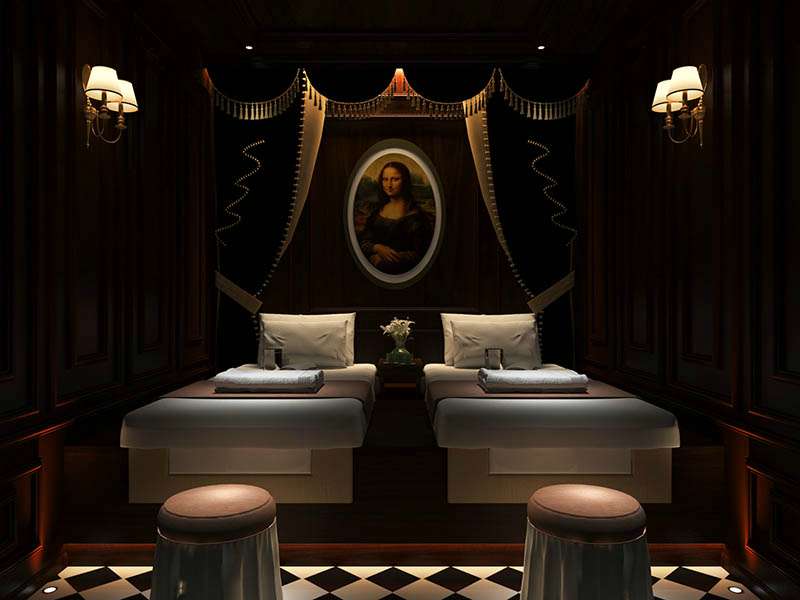 鄭州足浴店設(shè)計方案效果圖