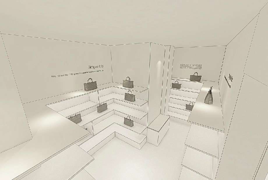 品牌女包專賣店裝修設(shè)計(jì)效果圖