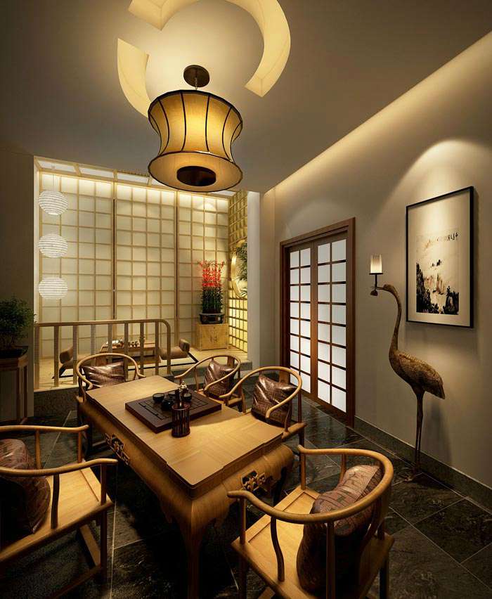 茶藝館裝修設(shè)計(jì)效果圖