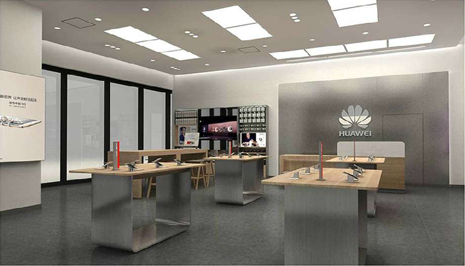 華為手機專賣店裝修設計效果圖