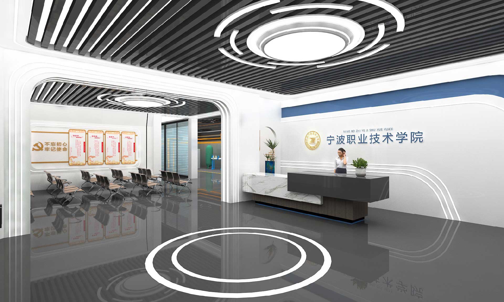 1000平學(xué)校展廳設(shè)計