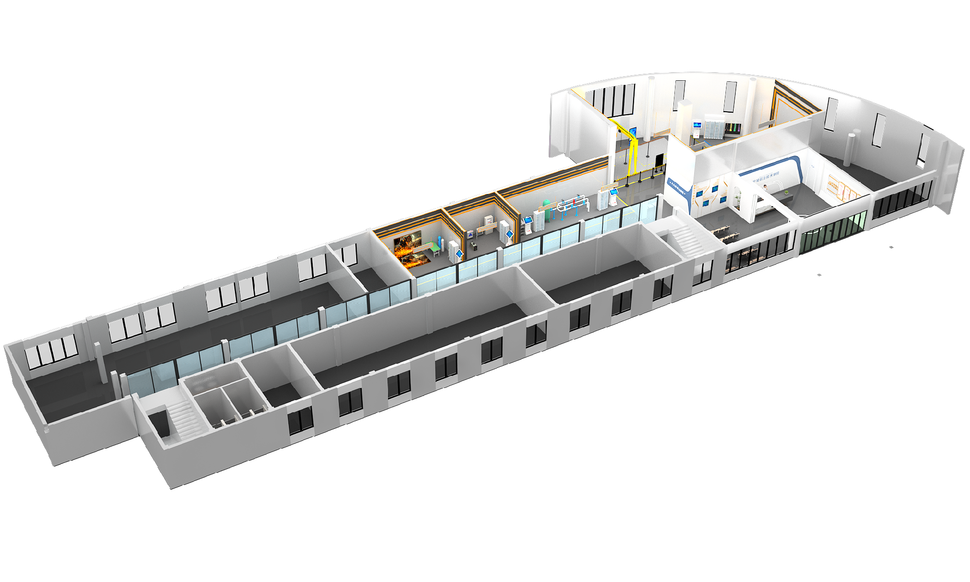 1000平學(xué)校展廳設(shè)計