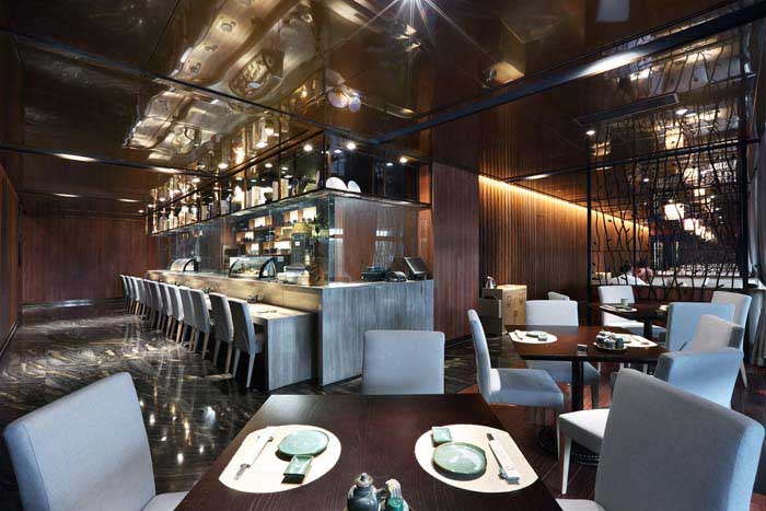 駐馬店日式料理設(shè)計500m2裝修效果圖