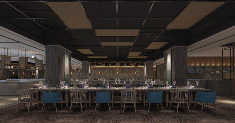 洛陽480平米中餐廳裝修設計效果圖