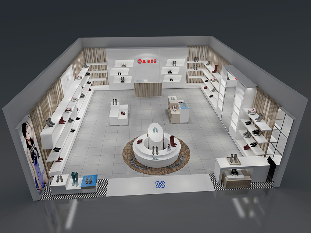 60平米女鞋專賣店裝修設(shè)計(jì)效果圖