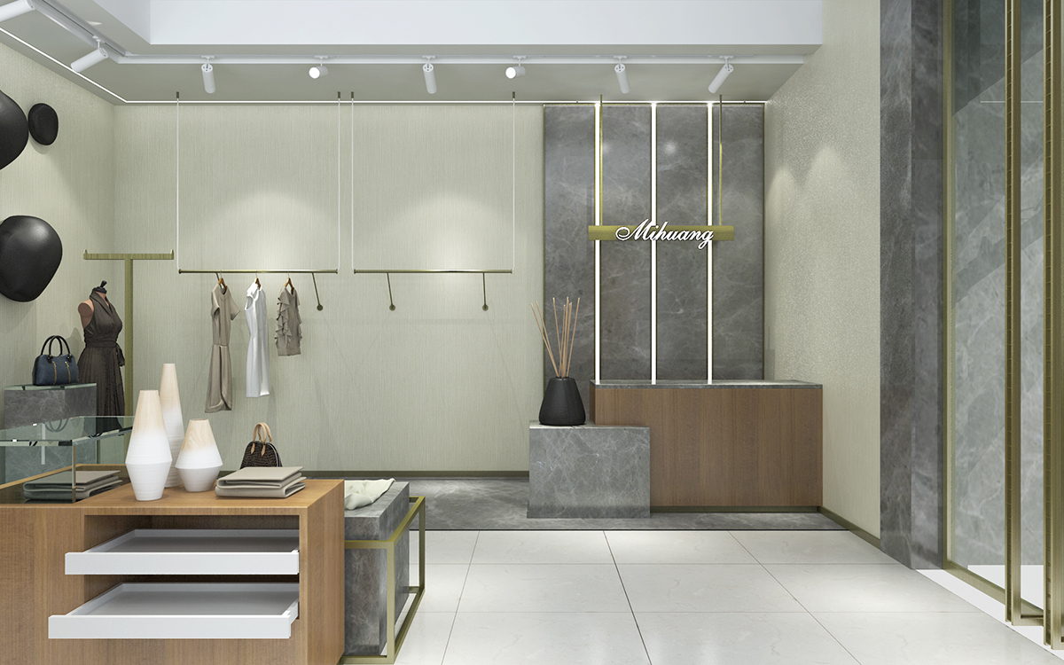 180平米服裝門店裝修設(shè)計(jì)效果圖