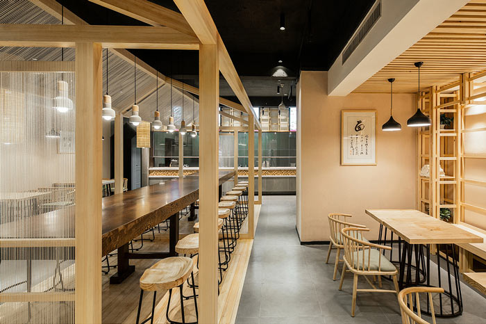 185平方特色面館裝修設(shè)計效果圖