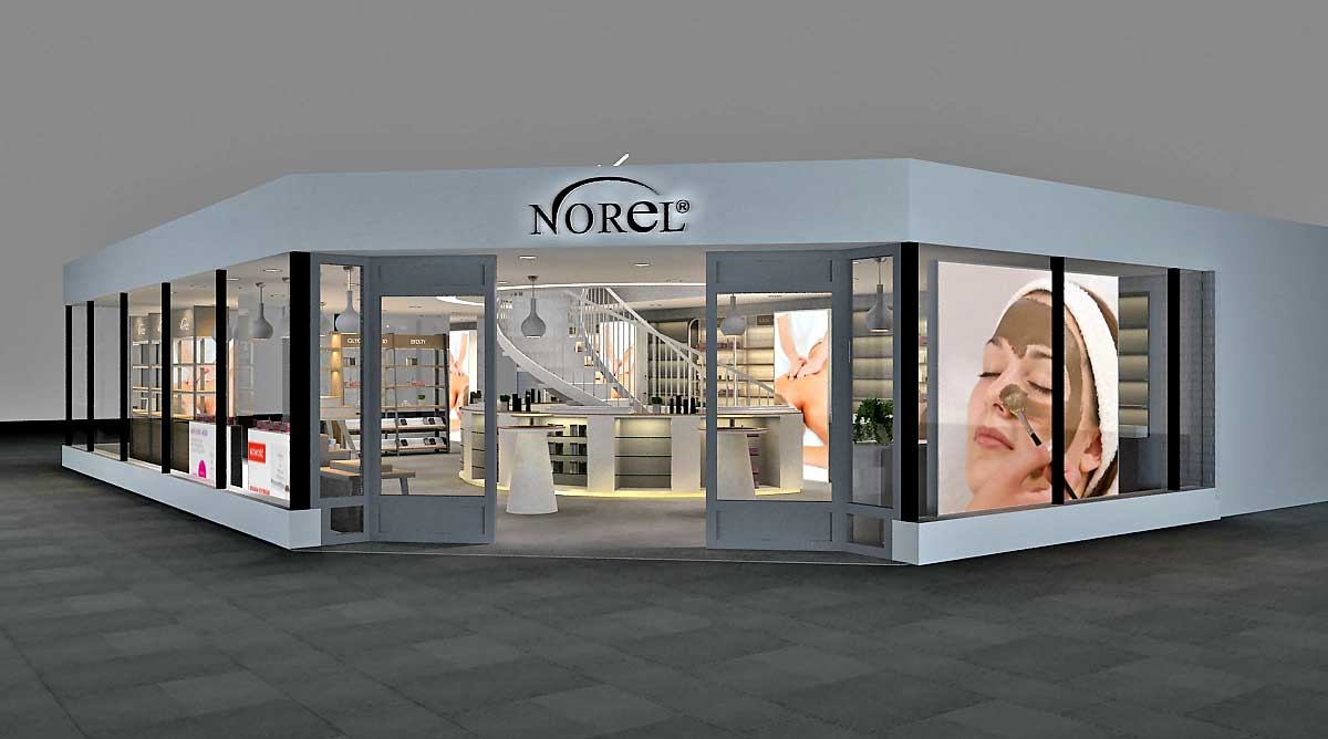 90平米化妝品專(zhuān)賣(mài)店裝修設(shè)計(jì)效果圖