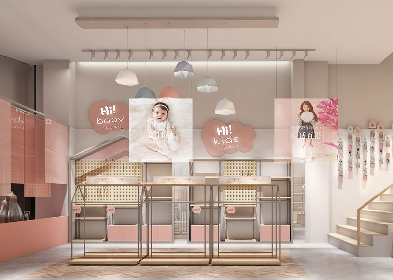 60平米鄭州童裝店面設(shè)計裝修效果圖