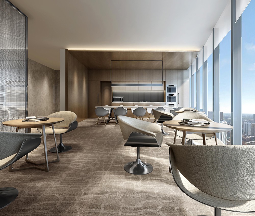 1300平米地產(chǎn)公司辦公樓設(shè)計(jì)效果圖