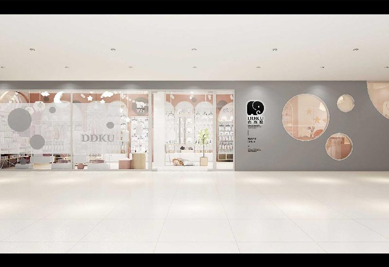 200平米鄭州母嬰店設(shè)計裝修效果圖