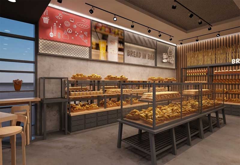 鄭州烘焙店裝修預算：80㎡面包店硬裝費用清單