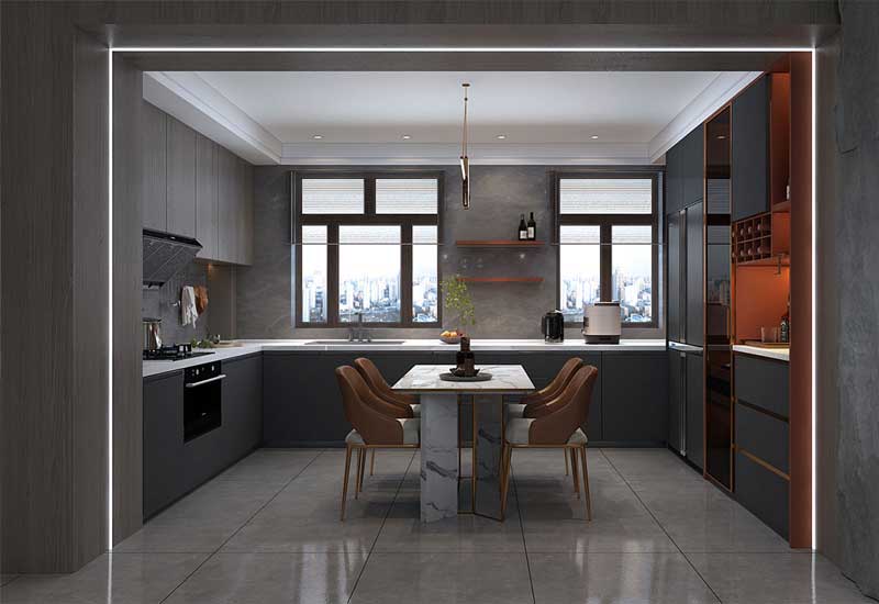 鄭州家裝設計：廚房動線混亂？3招優化