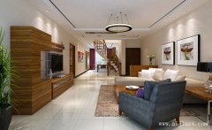 現(xiàn)代風(fēng)格躍式戶(hù)型裝修效果圖