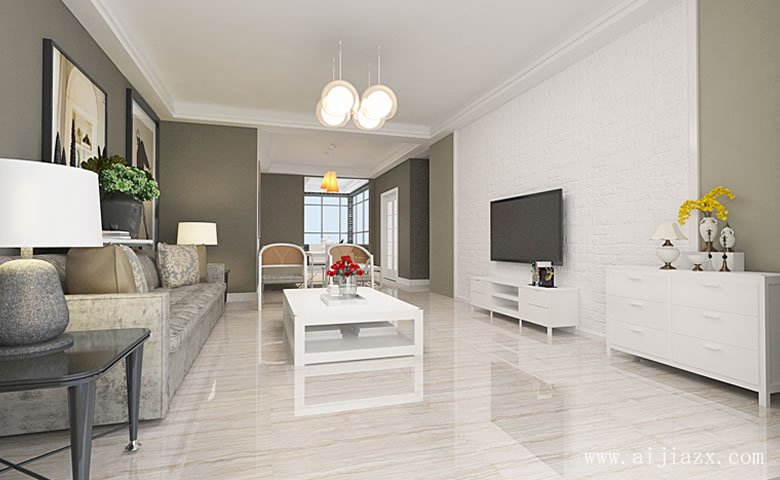 現(xiàn)代簡約風格大戶型裝修效果圖