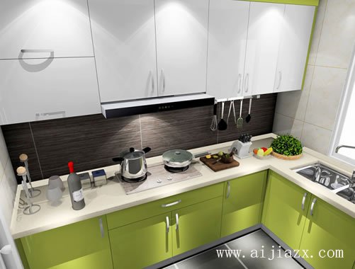清新質(zhì)樸的現(xiàn)代簡(jiǎn)約廚房裝修效果圖