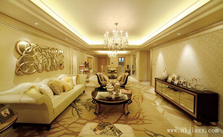 開(kāi)闊大方的簡(jiǎn)歐風(fēng)格客餐廳裝修效果圖