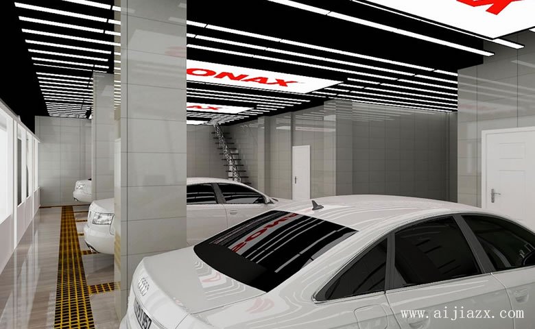 舒適實用的汽車銷售中心展示廳裝修效果圖